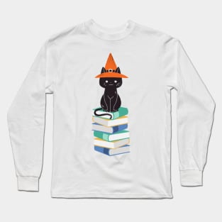 Addicted to Reading Cat Long Sleeve T-Shirt